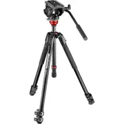 500 Fluid Video Head w/ 190X Video Aluminum Tripod & Leveling Column Kit