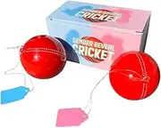 Sass Party & Gifts Gender Reveal Exploding Cricket Ball - Includes Blue and Pink Powder - Perfect Reveal For Cricket Fans