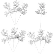 IMIKEYA 10Pcs Artificial Leaves for Christmas Wreath Decoration Realistic Simulation for Holiday Home Decor and Scene Layouts