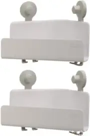 Joseph Joseph EasyStore Corner Shower Shelf (2-Pack) - White