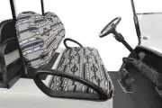 Golf Cart Seat Covers for Club Car Precedent - Grey Aztec