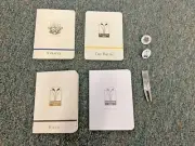 Whistling Straits Blackwolf Run scorecards ball markers and golf divot tool NEW