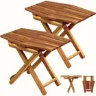Small Patio Table, Outdoor Folding Side Table, Small Side Table, Accent Table,
