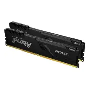 Kingston Fury Beast 64gb (2x 32gb) Ddr4 3600mhz Desktop Memory