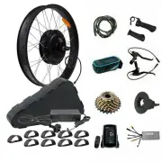 26 x 4.0" 48V 1500W 20A Ebike Rear Fat Tyre Electric Bike Ebike Conversion Kit