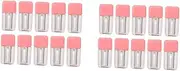 Healeved 2sets Lip Glaze Tube Lip Gloss Bottle Refillable Reusable Mini Bottles Ideal for Makeup Care 10pcs*2