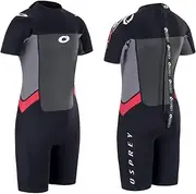 Osprey Kids Shorty Wetsuit | Boys and Girls 3mm Neoprene Suit for Surfing, Paddle Boarding, Multiple Colours