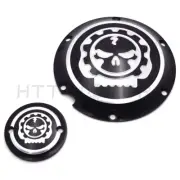 HongK Harley XL 883 1200 Iron Black Gear HTTMT Skull Engine Derby Timer Cover