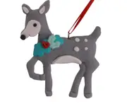 C151 Christmas Soft Pottery Pendant Resin Christmas Tree Elk Small Pendant Christmas Party Decorations Christmas Ornaments