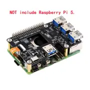 PCIe To USB 3.0 HUB Expansion Board HAT Starter Kit for RPI Raspberry Pi 5 PI5