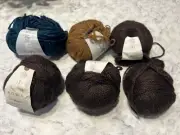 Lot 4 Skeins Rowan Lima, 2 Skeins Lang Yarn- Alpaca And Wool. See Pictures