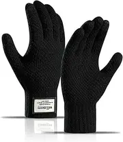 [Long Keeper] Winter Touchscreen Gloves for Women Men Touch Screen Texting Soft Knit Warm Stretchy Gloves