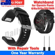 Silicone Rubber Band Strap Watchband Wristband For Garmin Fenix 3/5/5X/6/6X/S60
