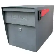 Mail Boss 7105 Curbside Security Locking Mailbox Granite