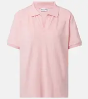 [Hunza G] Hunza G Cotton terry polo shirt AU 14 pink