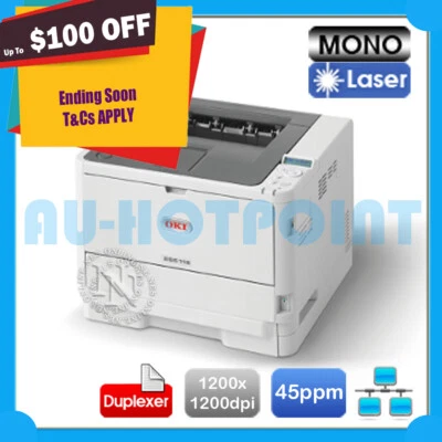 OKI B512DN/ES5112dn A4 Mono Laser Network Printer+Auto Duplex [PN:45762043]