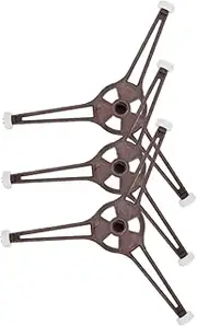 ELAYARD 3pcs Microwave Turntable Bracket Support for Glass Plates Smooth Spin Roller Ring Stable Base for Efficient Heating Modern Kitchens