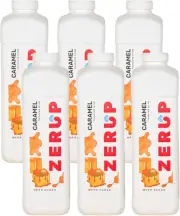 Zerup Zero Sugar Caramel Flavoured Syrup 6 X 1L Bottles, Sugar Free Syrup, Ca...