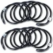 Handy Hardware [2PK] Security Cable Steel PVC Coated Heavy Duty Secure 1.8m x 6mm
