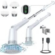LABIGO Electric Spin Scrubber LA2 Pro, Shower Power Cleaning Brush with Displ...