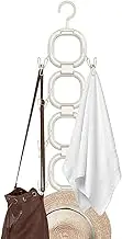 Hat Hangers for Closet | Hat Organizer for Baseball Caps with 360° Rotating Hooks,Interlocking Ring Baseball Hat Cap Holder for Baseball Caps, Berets, Woolen Hats