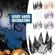 Halloween Scary Gauze Decoration Creepy Tattered Cloth for Party Haunted House ∞