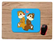 CHIP N DALE CUSTOM MOUSE PAD MAT NON-SLIP NEOPRENE HOME OFFICE GIFT DESIGN1