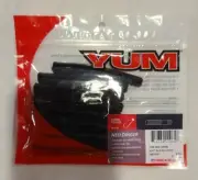 YUM Ned Dinger 3" Stick Bait 8 Pack Black Blue Flake Bed Rig Soft Bait