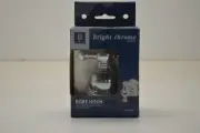 BayPointe Chrome Rounded Robe Hook Bright Chrome 624047 New In Box Heave Duty