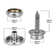 153X Boat Sewing Button Cover Fittings Snap Fastener Screw Kits 3/8'' 15mm Parts