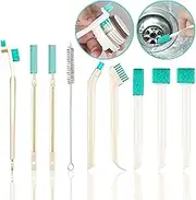 18 Pcs Small Household Cleaning Brushes by ELEMGULY,Deep Detail Crevice Brush Set for Hole, Gap, Corner, Space, Micro Crevice Scrub Cleaner Tool for Bottle, Keyboard, Window, Door Track,2 Sets