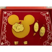 在飛比找蝦皮購物優惠-（可自取）全新 正版999黃金禮盒 Disney彌月禮盒 五