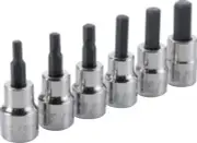 CRAFTSMAN 6 PIECE HEX BIT SAE SOCKET SET 3/8" DRIVE # 934447 5/32 to 3/8 in.