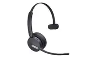 Yealink WH64 Hybrid Mono with Charging Stand DECT Wireless Headset, DECT & Bluetooth Hybrid Wireless 3-Mic Noise Cancellation, Dongle WDD60 WH64 Hybrid Mono with Charging Stand Teams
