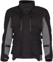 Merlin Solitude D3O Motorcycle Textile Jacket, black-grey, Size S for Men Black Grey