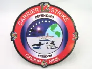 7" Clock Face US Navy USN Carrier Strike Group Nine 9 Crest Defending Freedom