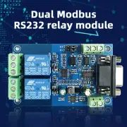 Modbus-RTU 1/2 Channel DC7~24V Control Switch Relay Module RS232 TTL UART