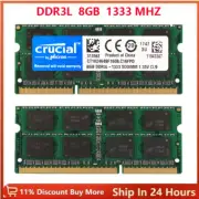 CRUCIAL DDR3L 16GB (8GB x2) 1333mhz PC3L-10600 Laptop SODIMM Memory RAM DDR3