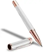 Ellington Pens Luxury Rollerball Pen Set - Smooth Writing, Elegant Design, Quick-Drying, Refillable Liquid Ink, 2 Refills (Black, Blue), Ideal for Professionals, Students