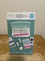 We R Memory Keepers Plastic Word Punch Board Scrapbooking Tool Kit NEW!
