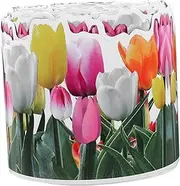 jojofuny 1 Roll Tulip Pattern Decorative Border Paper Cute Borders Sticker for Classroom Home Wear Resistant and Reliable Blackboard Trim