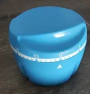 Tupperware Turbo Chef Kitchen Timer Blue with free matching Keyring