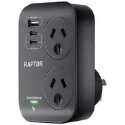 Jackson Raptor Surge Protected 2 Port with USB C/A