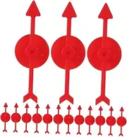Kisangel 30pcs Plastic Rotating for Board Games Creative Game Arrow Replacement Pieces for Classrooms Parties Easy Installation Fun Addition