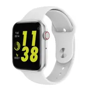 W34 1.54 inch IPS Color Screen Smart Watch,Support Call Reminder /Heart Rate Monitoring/Sleep Monitoring/Sedentary Reminder/ECG Monitoring(Silver)
