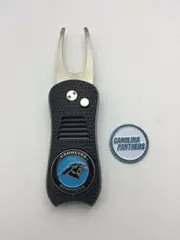 Carolina Panthers Switchblade Divot Tool, BONUS Marker, NEW
