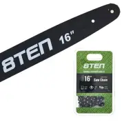 8TEN 16" Chainsaw Guide Bar & Chain .050 3/8 55DL for Stihl 017 009 36100050055