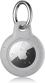 Protective Cover for Airtag Holder AirTag Case with Keychain, Waterproof Anti-Scratch Anti-Lost Key Chain for Apple Air Tags, Air Tag Accessories for Pet Collar, Backpack, Luggage