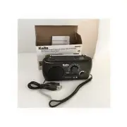 Kaito Portable NOAA Radio AM/FM w/ USB 2 Ports Flashlight Dynamo Solar KA332W.