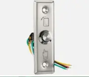 Button Stainless Steel Touch. NC, NO whit light For Access Control